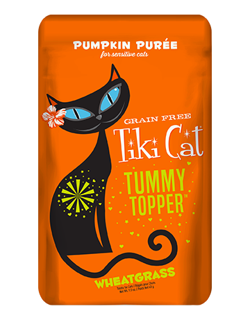 Tiki Cat® Tummy Topper™ Pumpkin Puree & Wheatgrass (1.5 oz, Single)