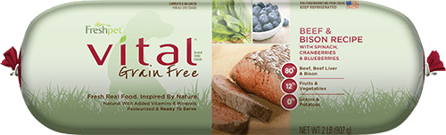 Vital® Grain Free Beef & Bison Dog Food Recipe With Spinach, Cranberries & Blueberries