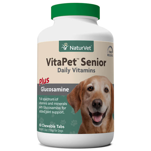 NaturVet VitaPet™ Senior Daily Vitamins Chewable Tablets (180-Count)