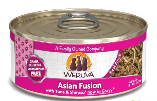 Weruva Asian Fusion With Tuna & Shirasu in Gravy Canned Cat Food (5.5-oz, Single Can)