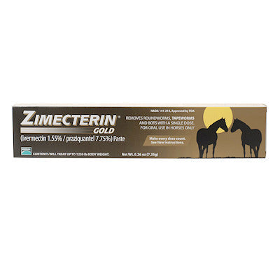 Horse Warehouse Zimecterin Gold Dewormer (1 Tube)
