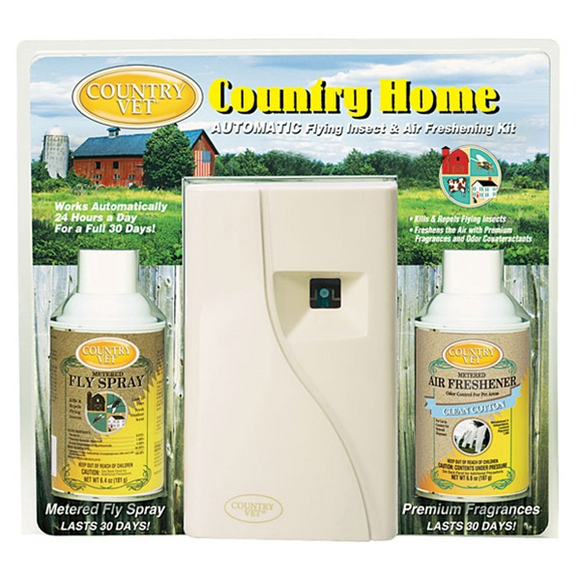 COUNTRY VET HOME FLYING INSECT & ODOR CONTROL KIT (6.4oz)