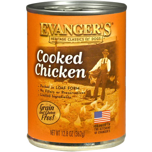 Evanger's Heritage Classic Cooked Chicken Dog Food (12.8-oz, single can)