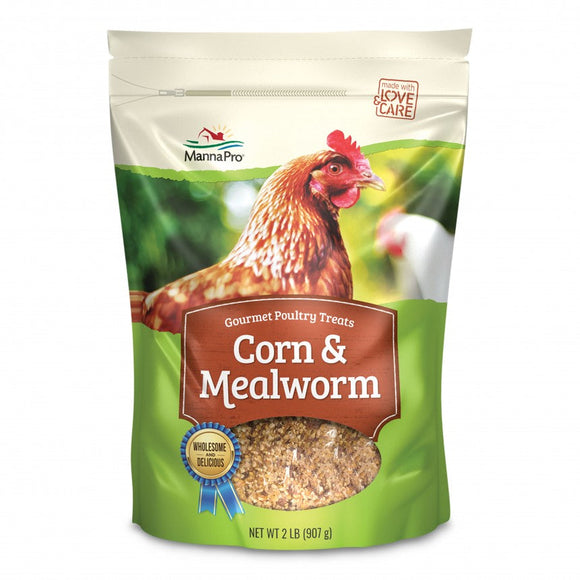 Manna Pro Corn & Mealworm Snack Blend (2 lb)