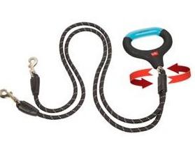 Wigzi Dual Doggie Rope Leash With Gel Handle (Medium/Large)