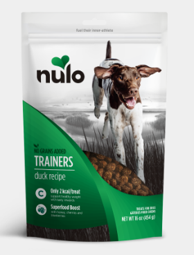 Nulo Freestyle Trainers Grain Free Duck Dog Treats (4-oz)