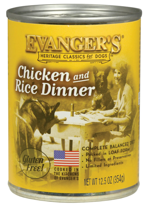 Evanger's Chicken & Rice Dinner (12.5 Oz)