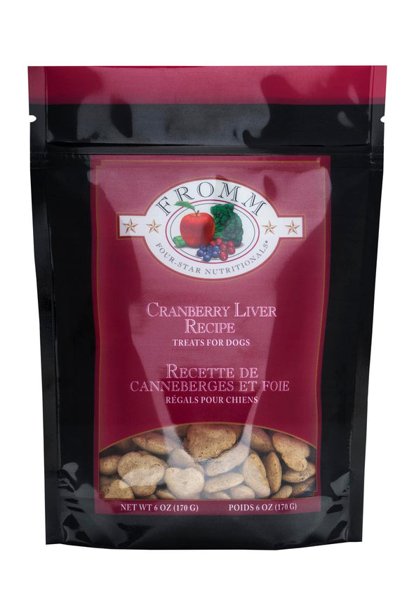 Fromm Four-Star Cranberry Liver Dog Treats (6 oz)