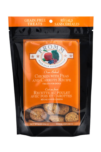 Fromm Four-Star Chicken with Peas and Carrots Dog Treats (8 oz)