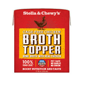 Stella & Chewy's Cage Free Chicken Broth Food Topper for Dogs (11-oz)