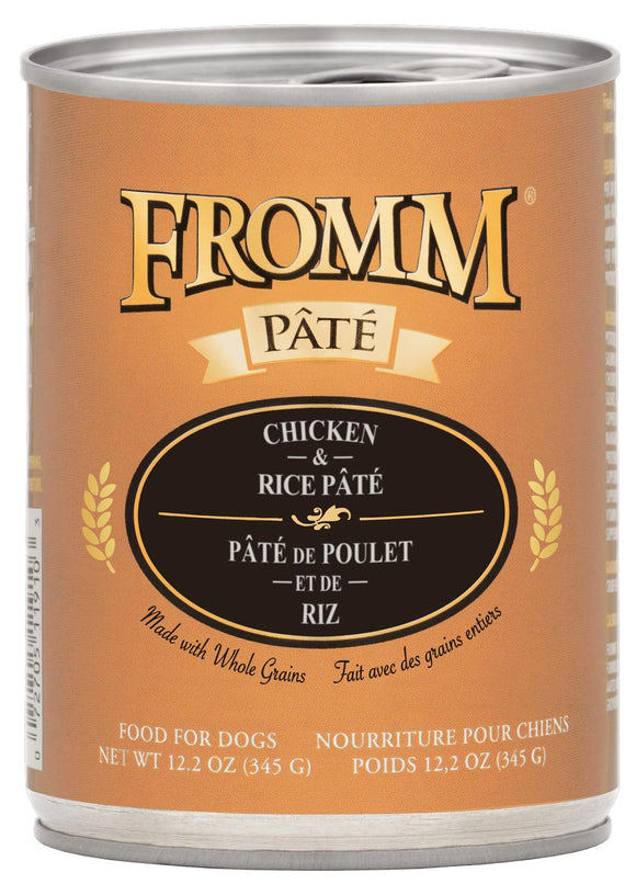 Fromm Chicken & Rice Pâté Dog Food (12.2 oz, Single Can)