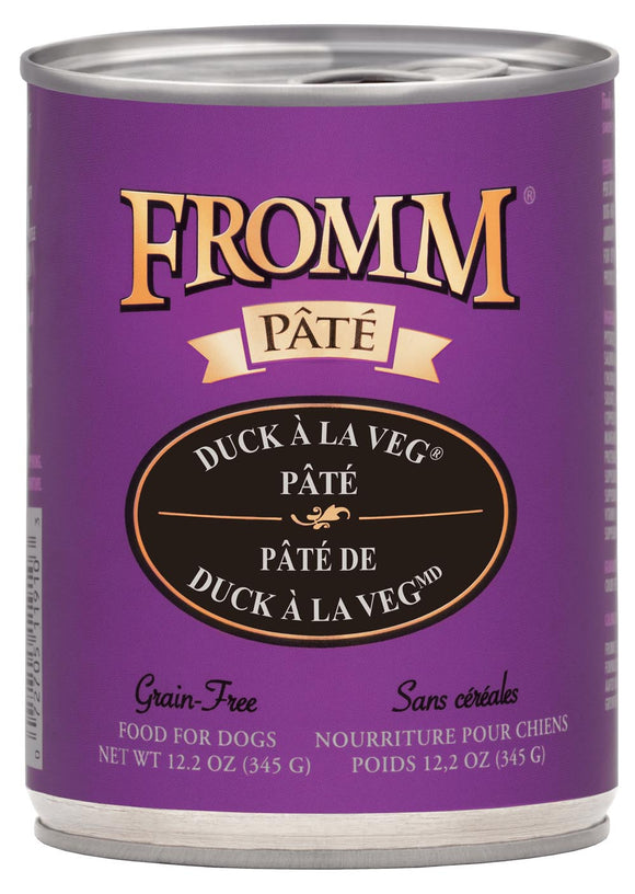 Fromm Grain-Free Duck À La Veg® Pâté Dog Food (12.2 oz, Single Can)