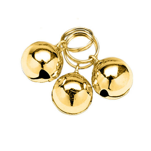 Coastal Pet Products Round Dog Bells (Gold, 3 PACK)