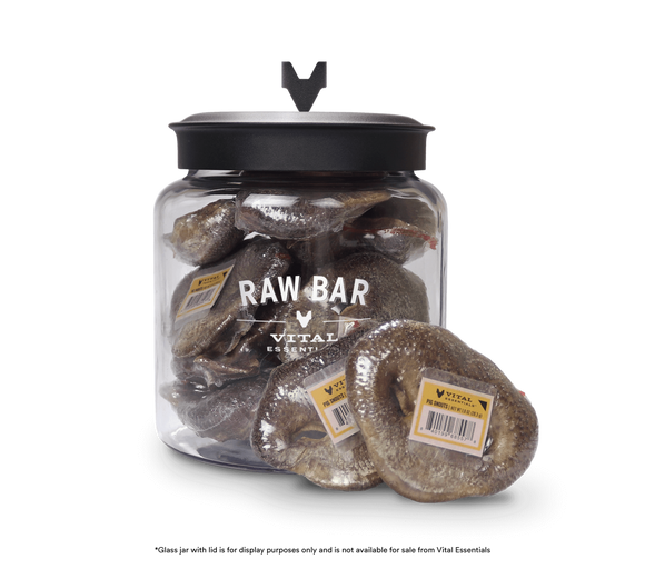 Vital Essentials Raw Bar Freeze Dried Raw Pig Snouts Dog Snacks (Single)
