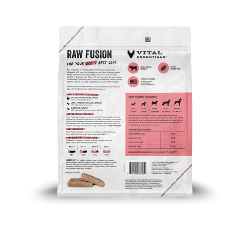 Vital Essentials Fusion Frozen Chicken Dinner Patties (6 lb)