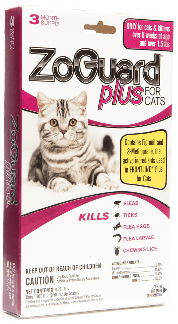 ZoGuard Plus for Cats (1.5 lb, 1 Dose)