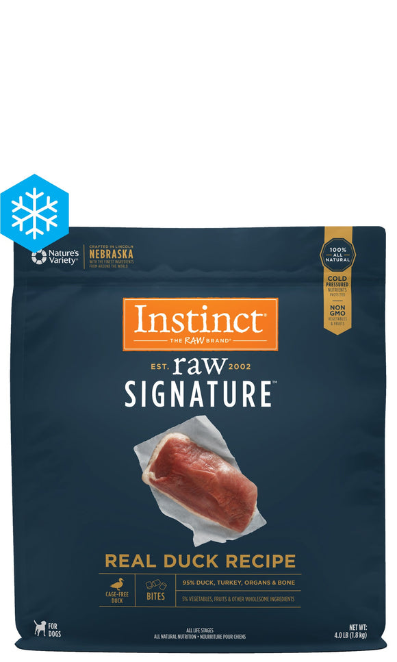 Instinct® Raw Signature™ Frozen Bites Real Duck Recipe (4-lb)