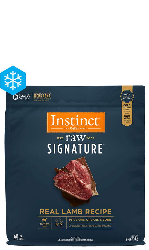 Instinct Raw Signature Frozen Bites Real Lamb Recipe (4 lb)