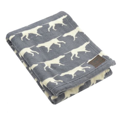 Tall Tails Grey Icon Dog Blanket (30 x 40)