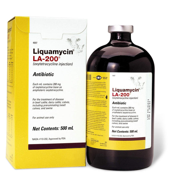LIQUAMYCIN® LA-200® (OXYTETRACYCLINE INJECTABLE SOLUTION (250 ml)