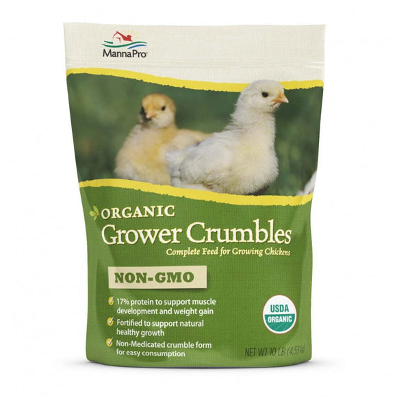Manna Pro Organic Grower Crumbles (30 lbs)