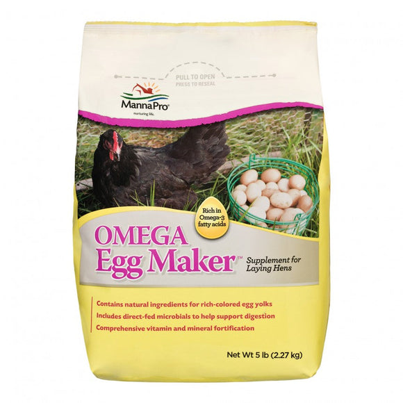 Manna Pro Adult Poultry Care Omega Egg Maker (5 lbs)