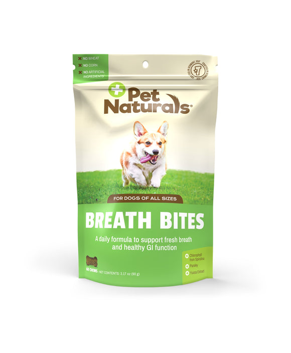 Pet Naturals of Vermont Breath Bites Dental Chews for Dogs (60 Chews)