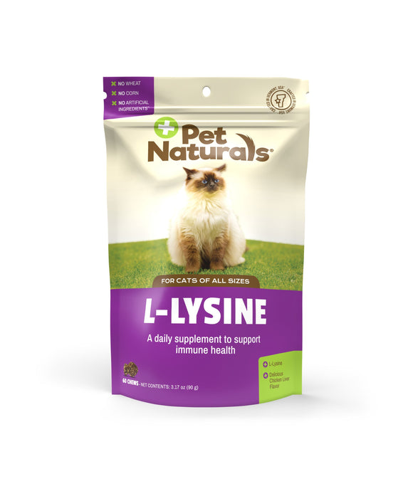 Pet Naturals of Vermont L-Lysine Cat Chews (60 Chews)