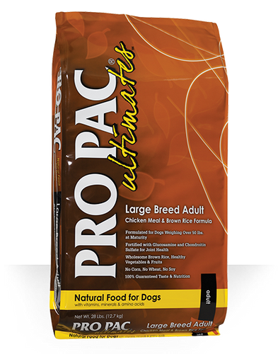 PRO PAC® Ultimates™ Large Breed Adult Chicken Meal & Brown Rice Formula (28-lb)