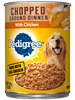 PEDIGREE® Wet Dog Food Chopped Ground Dinner with Chicken (22 oz)