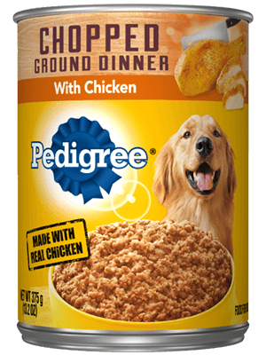 PEDIGREE® Wet Dog Food Chopped Ground Dinner with Chicken (22 oz)