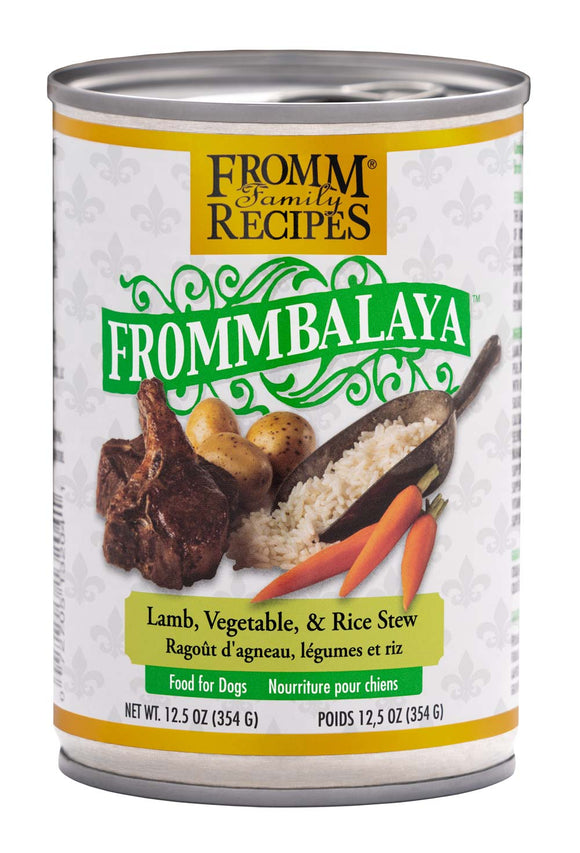 Fromm Family Recipes Frommbalaya® Lamb, Vegetable, & Rice Stew Dog Food (12.5-oz, Single Can)