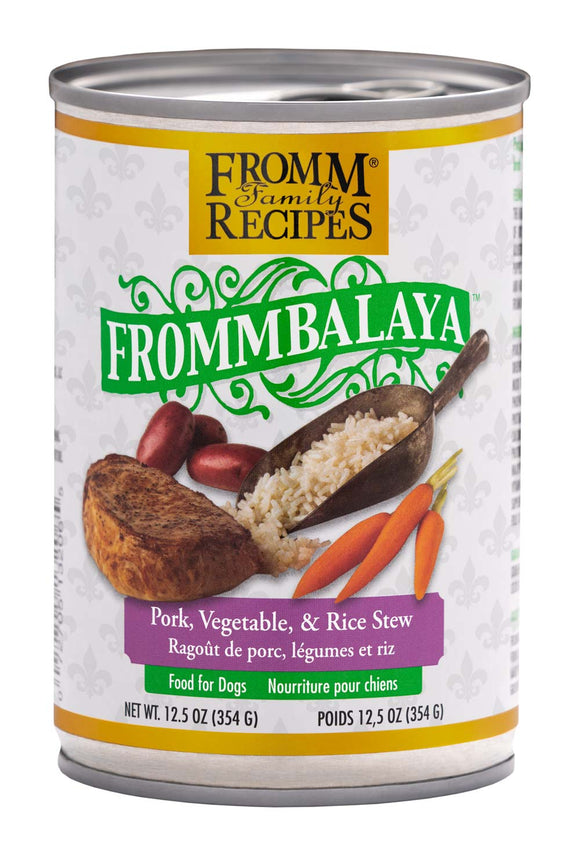 Fromm Family Recipes Frommbalaya® Pork, Vegetable, & Rice Stew Dog Food (12.5-oz, Single Can)
