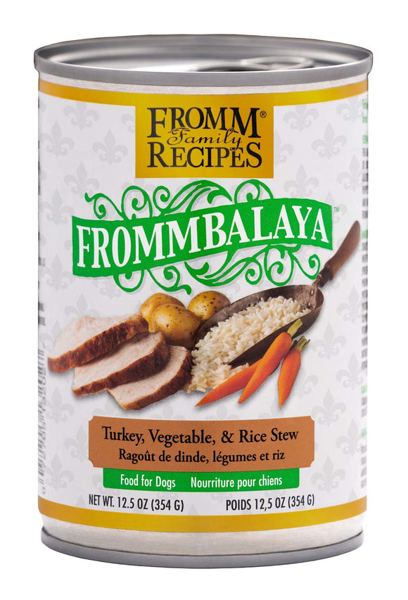 Fromm Family Recipes Frommbalaya® Turkey, Vegetable, & Rice Stew Dog Food (12.5-oz, Single Can)