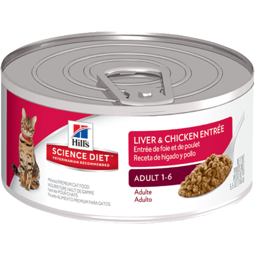 Hill's® Science Diet® Adult Liver & Chicken Entrée Cat Food (5.5 oz)