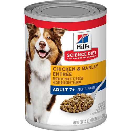 Hill's Science Diet Adult 7+ Chicken & Barley Entrée Dog Food (13 oz)