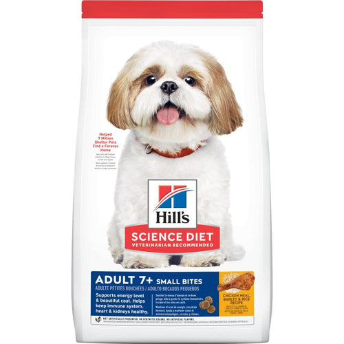 Hill's® Science Diet® Adult 7+ Small Bites Chicken Meal, Barley & Rice Recipe dog food (33lb)