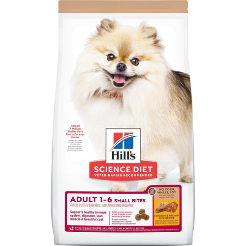 Hill's® Science Diet® Adult Small Bites No Corn, Wheat, Soy Dog Food (4 Lb)