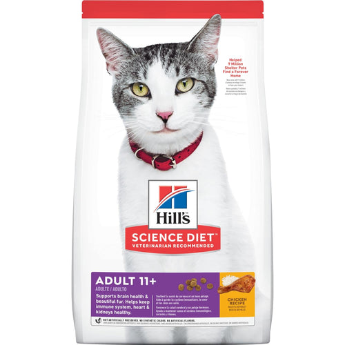 Hill's® Science Diet® Adult 11+ Chicken Recipe cat food (7-lb)