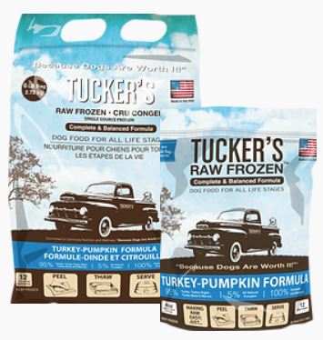 Tucker's Turkey-Pumpkin Complete and Balanced Raw Diets for Dogs (6-lb)