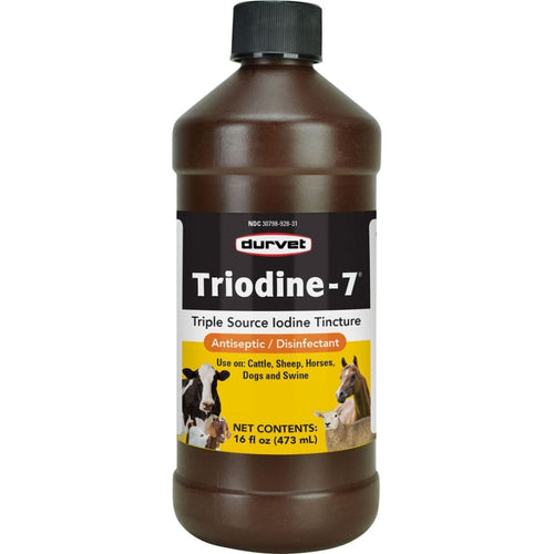 DURVET TRIODINE-7 IODINE ANTISEPTIC DISINFECTANT (16 OZ)