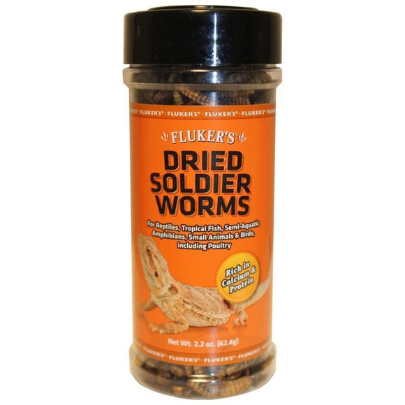 Fluker's Dried Soldier Worms (2.2 OZ)