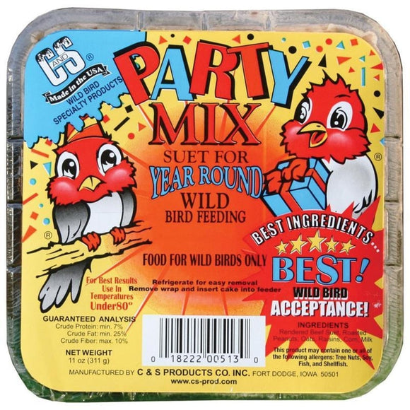 C&S Party Mix Suet (11 oz)