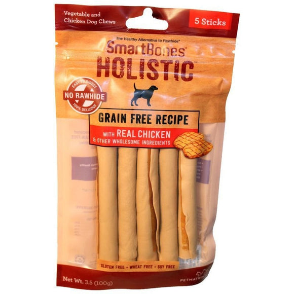 Smartbones Holistic Sticks Grain Free Recipe with Real Chicken (Large 3 pack)