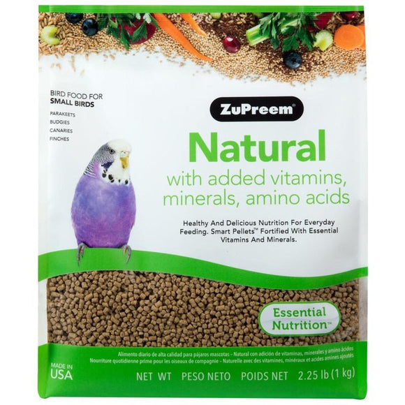 NATURAL WITH ADDED VITAMINS & MINERALS SM PARROT (2.25 LB)