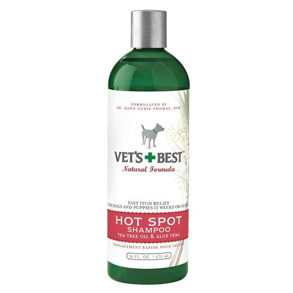 VET'S+BEST HOT SPOT SHAMPOO FOR DOGS (16 OZ)