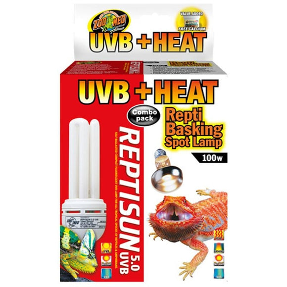 HEAT & UVB COMBO PACK (100 WATT)