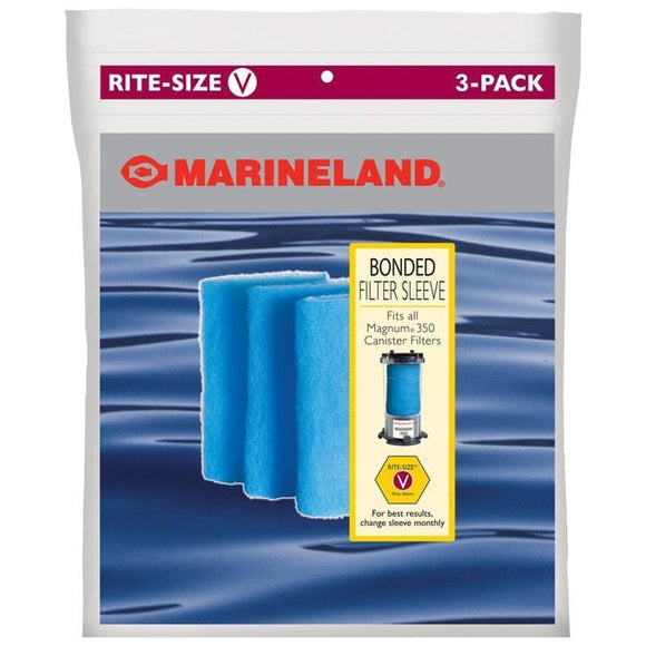 MARINELAND RITE SIZE BONDED FILTER CARBON CONTAINER SLEEVE (3 PACK)
