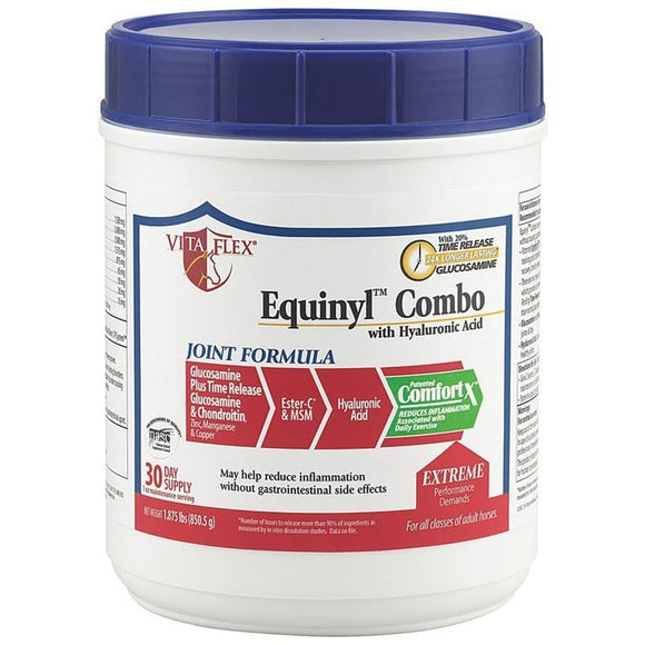 VITA FLEX EQUINYL COMBO W/HYALURONIC ACID FOR HORSE JOINTS (1.875 LB/30 DAY)