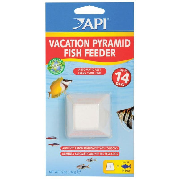 API VACATION PYRAMID FISH FEEDER (1 PACK/14 DAY)